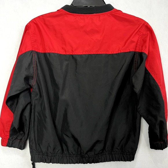 Vintage Chicago Bulls Kids Size 8 Pullover 90s Chicago Bulls Windbreaker - Picture 5 of 6